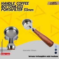 Handle Coffee Bottomless Portafilter 3 Ear 53mm