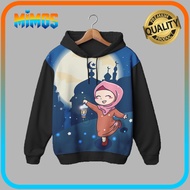 3D Ramadan Fasting Month Children's Hoodie 10CD009 _JA For Ages 1-12 Years - Mimos