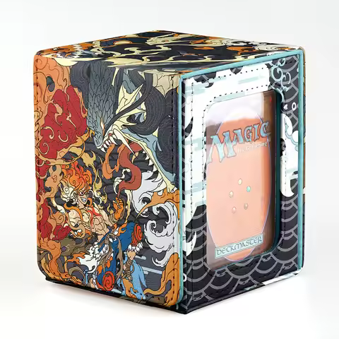 Blue-Eyes White Dragon YGO OPCG Series Deck Box Horizontal Box Commander TCG 100+ Cards Brick Displa
