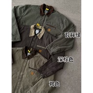 AWWF Carh'''t J97American Heavy Washed Autumn Short Wide Fit Detroit Jacket Workwear Zipper cleanfit