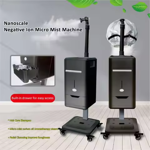 Vertical Nano Micro Mist Hair Steamer Hair Care Oil Treatment Sprayer Machine Hair Color Processor f