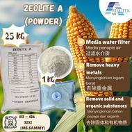[1 KG] Zeolite Asli Natural | Zeolit Pertanian & Akuakultur | Serap Ammonia & Baiki Tanah