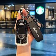 [Ready Stock]Car key Case Cover for Audi A2 A3 A4 A6 A7 A8 Q2 Q3 Q5 S1 S2 S3 S4 S5 S7 S8 RS3 RS4 RS6