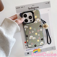 OPPO Case Floral Pattern Phone Case Compatible with A38/A53/A57/A58/A76/A95/REALME5/C25/C33/C35/C53/