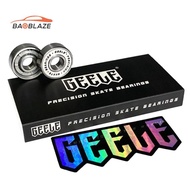 [Baoblaze] 8x Skateboard Bearings 608 High Carbon Steel Bearings, Double Rubber Sealed Shielded Bear