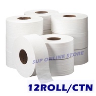 Jumbo Roll Tissue ( 1CARTON = 12ROLL ) / Hotel grade Jumbo Roll Tissue Toilet Paper / Tisu