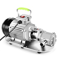 Power 220V/380V WCB Protable Gear Oil Pump with Motor WCB-75P WCB-100P, 304 Stainless Steel Fuel Tra
