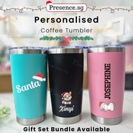 Personalised Christmas Coffee Tumbler with name | Customised Xmas Tumbler Christmas Gift