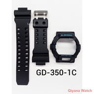 tali jam Aksesori ◐❆CASIO G-SHOCK BAND AND BEZEL GD350 100% ORIGINAL