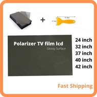 Polarizer tv film lcd polarized film lcd tv 24 32 37 40 42 inch polarize tv tinted polarize tv lcd