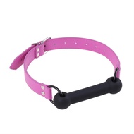 〖POENAKJFEHUCXAIKWY〗Soft Harness Dog Bone Silicone Mouth Ball Gag Open Mouth Gag    Gag  For Women C