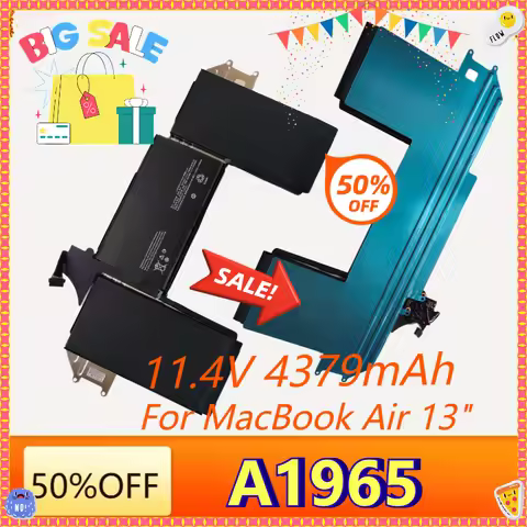 High Performance A1965 4379mAh Laptop Battery for APPLE MacBook Air 13 Inch A1932 2018 2019 A2179 Ea