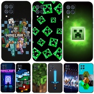 case For Samsung Galaxy M62 F62 4G Case Silicon Phone Back Cover Soft black tpu m625 Creeper TNT Blo