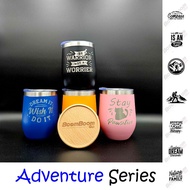Personalised Customised Engraving Tumbler | Adventure Series | Thermal Tumbler Bottle Cup Stainless 