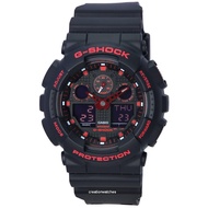 Casio G-Shock Ignite Red Series Analog Digital Quartz GA-100BNR-1A GA100BNR-1 200M Mens Watch