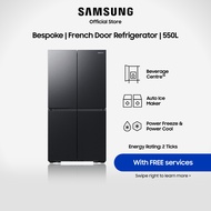 Samsung RF59C7662B1/SS French Door Freezer Refrigerator, 550L, 2 Ticks