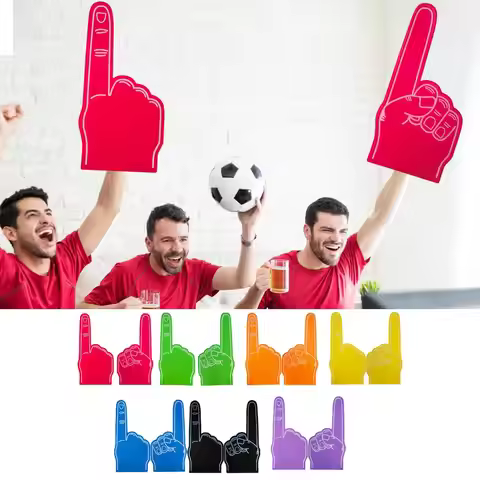 Giant foam finger Sports Cheerleading Party Hand Noise Makers Giant Hands Sports Favors Cheering Pal