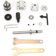 Unpowered Drill Spindle, B10 Drill Chuck M10 Shaft Sleeve Unpowered Spindle Assembly for DIY Table S