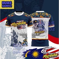 Malaysia Merdeka Land My Blood Land 2024 Sublimation Tshirt • MALAYSIA FREE 31 August 1957 • 67th In