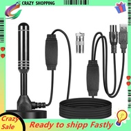 HD Digital TV Antenna 37dB High Gain Amplified HD TV Antenna Multi-Use Indoor Outdoor Digital HD Fre