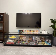 Transparent Glass TV Cabinet Titanic Empire Star Destroyer Millennium Falcon Lego Street View Displa