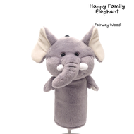 [WICO&Golf]Golf Driver Cover Elephant/ Happy Family Elephant Driver Wood Hybrid / ELEPHANT Golf Club