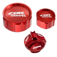 For HONDA CBR1000RR CBR1000 RR CBR 1000 RR 2004-2018 2019 Front and rear brake tank cap and filler c