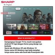 TV SMART ANDROID 42 INCH SHARP 2T-C42EG1i SMART ANDROID GOOGLE TV