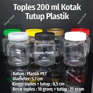 200 Jar SquareML Sambal Jar/ Onion Jar/ 200 Plastic Jar/ SquareML