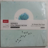 SERIES COLORING BOOK 50 SHEETS 90G PAPER MICROFIBER PAPER NEW ORIGINAL