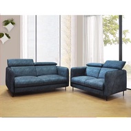 UTL N6321 Classic 2+3 with Adjustable Headrest Sofa Set[Can Choose Casa Leather or Water Resistance Fabric]