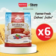 FARMER FRESH Oat Segera | Oatmeal Instant - 1kg X 6 Packs [Oat]