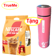 [Tặng Bình] Nescafe sữa đá (25gói x 24g/túi) - Ca phe rang xay hoa tan - cafe sữa đá - nescafe do - 
