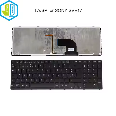 SP/ES Spanish Keyboard Backlight For Sony Vaio SVE17 SVE1711 SVE1712 SVE1713 SVE171E11L Spain fit La