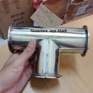 Yee Sanitary Stainless 316 L Ferrule End 2 1/2 " inch