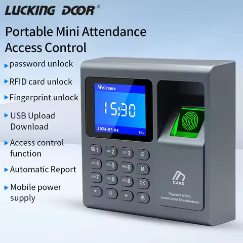 Biometric Attendence Machine Fingerprint Scanner RFID EM Access Control System Time Recorder Machine