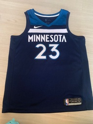 NBA Nike Swingman Jersey Minnesota Timberwolves Jimmy Butler size 48 L 明尼蘇達木狼灰狼隊球衣波衫背心占美畢拿