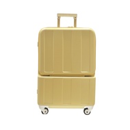 SPARROW 開蓋式充電行李箱-蜂蜜黃