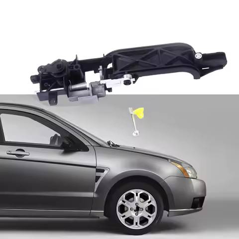 Car Exterior Door Handle Front Left/Right for Ford Focus Sedan Coupe 4Cyl 2.0L 2008 2009 2010 2011 8