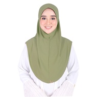 [HOT ITEM] Bella Ammara Tudung Sarung Bella Scarf (M) Olive Green