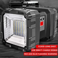 [COD] Senter Camping Lampu LED Dual Head Multifungsi Rechargeable 3600mAh 50000 Lumens Super Terang 