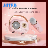 JHTRH JOJOCAT Wireless Bluetooth Audio Portable Amplifier Home KTV Microphone Children's Karaoke Small Microphone Speaker GHSRR