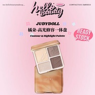 JUDYDOLL CONTOUR HIGHLIGHTING PALETTE / 橘朵 新版修容高光综合盘