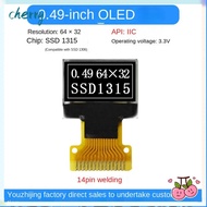 CHERRY OLED Screen Board, 14PIN SSD1315 Drive IC OLED Screen Display, usable 0.49 inch 3.3V. I2C Int