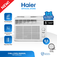 [TOP SELLER] Haier HW-05MCQ32 0.5 HP Chill Cool Window Type Aircon for Small Room |   R32 Refrigeran