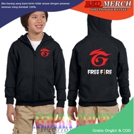 Garena Free Fire children's zipper hoodie jacket