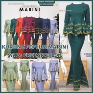 Kurung Peplum Marini Baju Raya Peplum Kurung Peplum Moden Peplum Lace Baju Kurung Hitam Baju Nikah K
