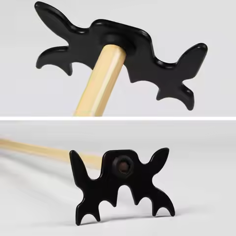 2023 New Pool Cue Black Snooker Billiards Cue Rack Antlers Rod Head Holder Accessories Cross Billiar