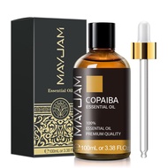 Copaiba Essential Oil, MAYJAM Pure Essential Oils for Diffusers, 3.38FL.OZ/100ML Large Volume Copaib