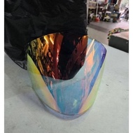 ARC RITZ VISOR CLEAR & 2 TONE BLUE & CRYSTA RED